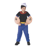 Fun World FW102721LG Toddler Boy's Popeye™ Costume - 3T-4T