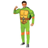 Fun World Adult's Classic Teenage Mutant Nija Turtles Michelango Costume