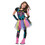 Fun World FW112592LG Girl's Funky Punk Skeleton Costume - Large