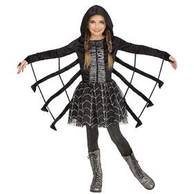 FunWorld Girl's Sparkling Spider Costume