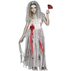 Girl's Zombie Bride Costume