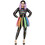 Fun World FW114944RML Skeleton Rainbow Foil Adult Costume