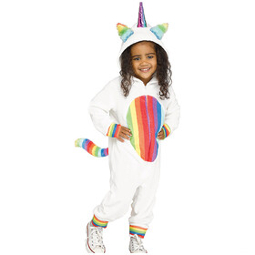 Fun World FW116651 Child Rainbow Unicorn Costume