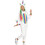 Fun World FW116652LG Kid's Rainbow Unicorn Costume