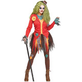 FunWorld FW117484 Women's Rowdy Clown Costume