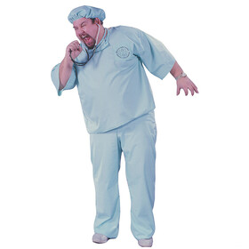 Fun World FW1175 Doctor Doctor Plus Size Adult Costume