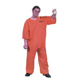 Fun World FW1176 Men's Plus Size Got Busted Prison Costume
