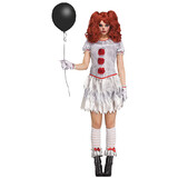 FunWorld Women's Carnevil Clown Costume