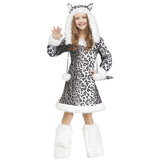 Fun World Girl's Snow Leopard Costume