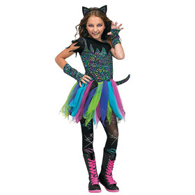 Fun World Girl's Wild Cat Costume