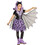 Fun World FW126652LG Kid's Batwing Beauty Costume - Large 12-14
