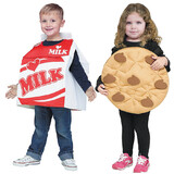 Fun World FW130751 Toddler Cookies & Milk Couples Costumes - 3T-4T