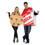 Fun World FW130754 Cookies &amp; Milk Couple Costume