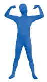 Fun World FW-131262BU Skin Suit Blue Child 12-14