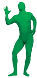 Fun World FW-131263GR Skin Suit Green Teen/Ad Sm