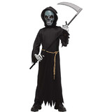 Fun World Kid's Electro Skull Reaper w/ Light-Up Mask Costume