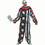 Fun World FW134154 Adults Black, White &amp; Red Big Top Bling Clown Costume - Standard