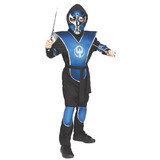 Morris Costumes Boy's Blue Chrome Ninja Halloween Costume