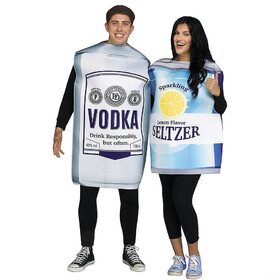 Fun World FW137624 Adult's Vodka &amp; Soda Couples Costume