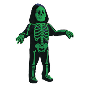 Fun World FW1520GR Toddler Green Color Bones Costume - 2T