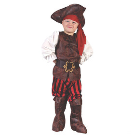 Fun World FW1555 Toddler High Seas Pirate Costume - 3T-4T