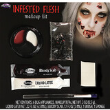 Morris Costumes FW2729INF Creepy Crawlers Makup Kits-Infestd Flesh