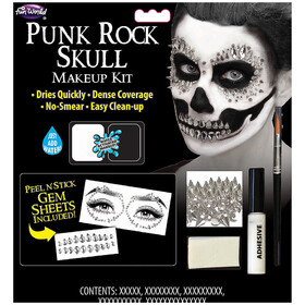 Fun World FW2820CPS Punk Rock Skull Makeup Kit