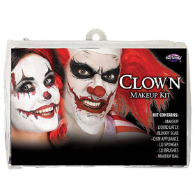 Fun World FW2907CC Make-Up Zipper Bag Clown Kit