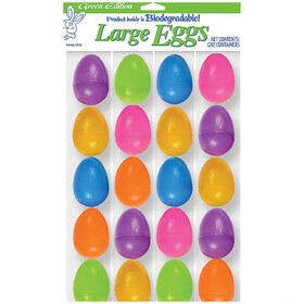 Fun World FW3110 Plastic Easter Eggs Bag Of 20