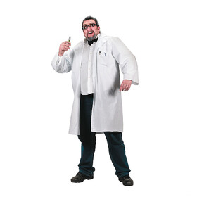 Fun World FW5749 Men's Plus Size Lab Coat Costume