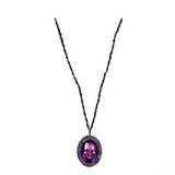 Fun World FW-8060SPR Necklace Gothic Skull Purple