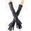 Fun World FW8110KBK Girl's 15" Opera Gloves - Black