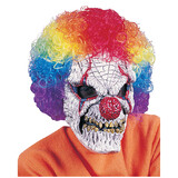 Fun World FW-8545CL Clown Mask W Wig