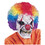 Fun World FW8545CL Adult's Clown Mask With Rainbow Wig