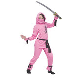 Fun World FW-8708PKMD Pink Ninja Child Med 8-10
