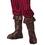 Fun World FW9002P Adult's Brown Pirate Boot Tops