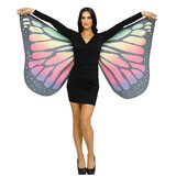 Fun World FW90563RB Wings Soft Butterfly Rainbow Adult