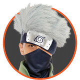 Fun World FW90950K Naruto Kakashi Headband with Hair