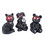 Morris Costumes FW91218C 6.5" Light Up Black Cat Vicious Moments Figurine
