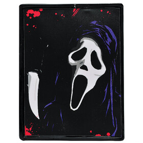 Fun World FW91998GF Scream Ghostface Neon Light-Ip Sign Decoration