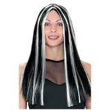 Fun World FW9251 Adult's Black & White Vampiress Wig