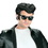 Fun World FW92700 Adult's Black 50s Greaser Wig