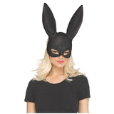 Morris Costumes FW93396BM Adult Matte Black Bunny Mask