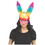 Morris Costumes FW93396R Adult's Rainbow Bunny Mask