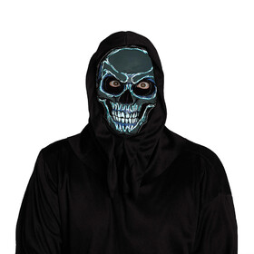 Fun World FW93561S Adult Skull Reaper/Electro Mask