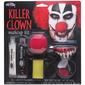 Fun World FW9422KC Killer Clown Make Up Kit