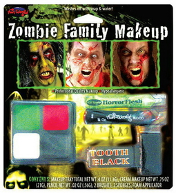 Fun World FW9475Z Zombie Family Makeup Kit