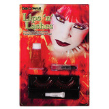 Fun World FW-9623D Lips And Lashes Devil Red