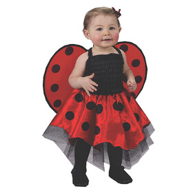 Fun World FW9666 Baby Girl's Ladybug Dress Costume - Up to 24 Months