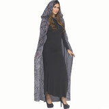 Fun World FW96821K Adults Black Forest Polyester Hooded Cape Costume Accessory